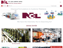 Tablet Screenshot of ncl-asia.com